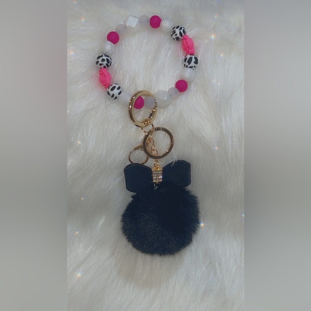 Boujee Beaded Wristlet Keychain - Picture 2 of 4